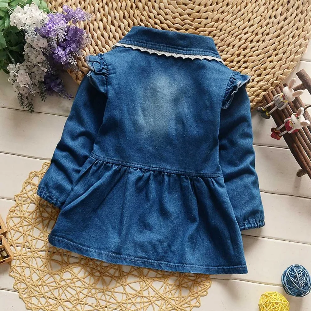 Новая модная Осенняя детская куртка для маленьких девочек с длинными рукавами