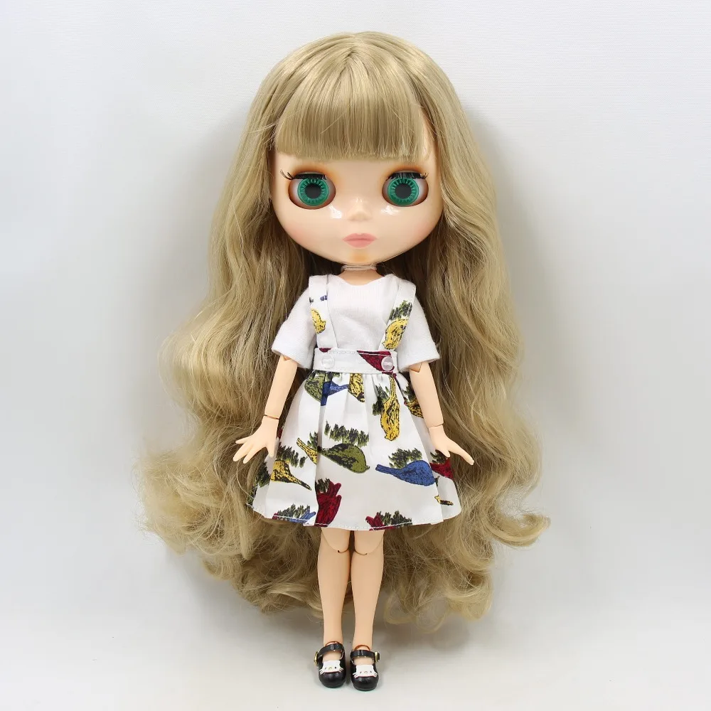 ICY DBS шарнирная кукла Blyth toy joint body коричневые волосы светлые натуральная кожа 1/6 30