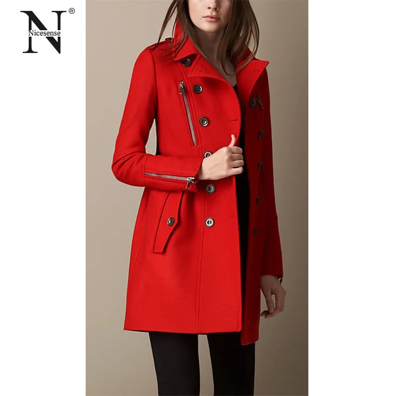 Женское зимнее пальто NicesensE однотонное пончо casaco feminino abrigos mujer invierno 2017 manteau femme|manteau