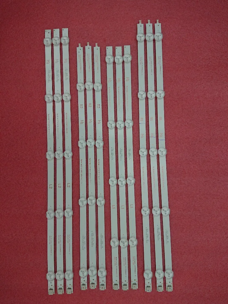 Новый 10 Набор = 120 шт R1 L1 R2 L2 Светодиодная лента Замена для 47LA6200 47LN5400 6916L-1527A 6916L-1528A