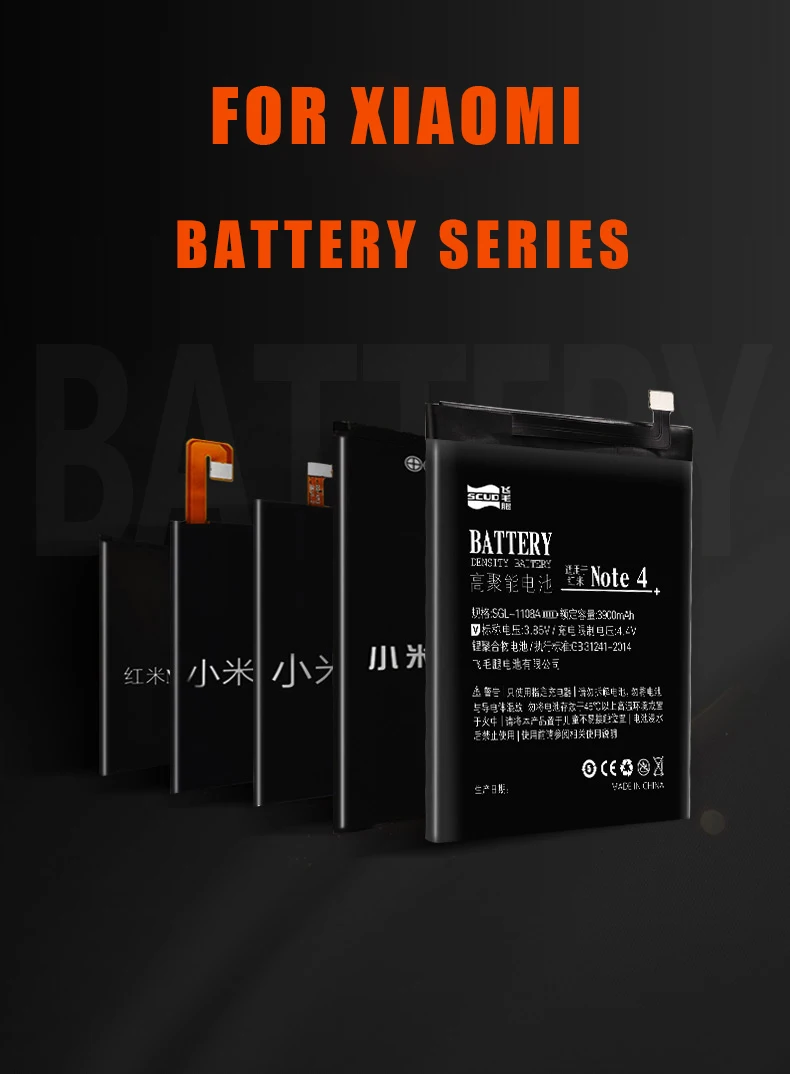 Для Xiaomi redmi note 4 батарея для Hongmi redmi note cмартфон 4 батарея Замена 3900 мАч OEM Скад литиевая для XIAOMI батареи