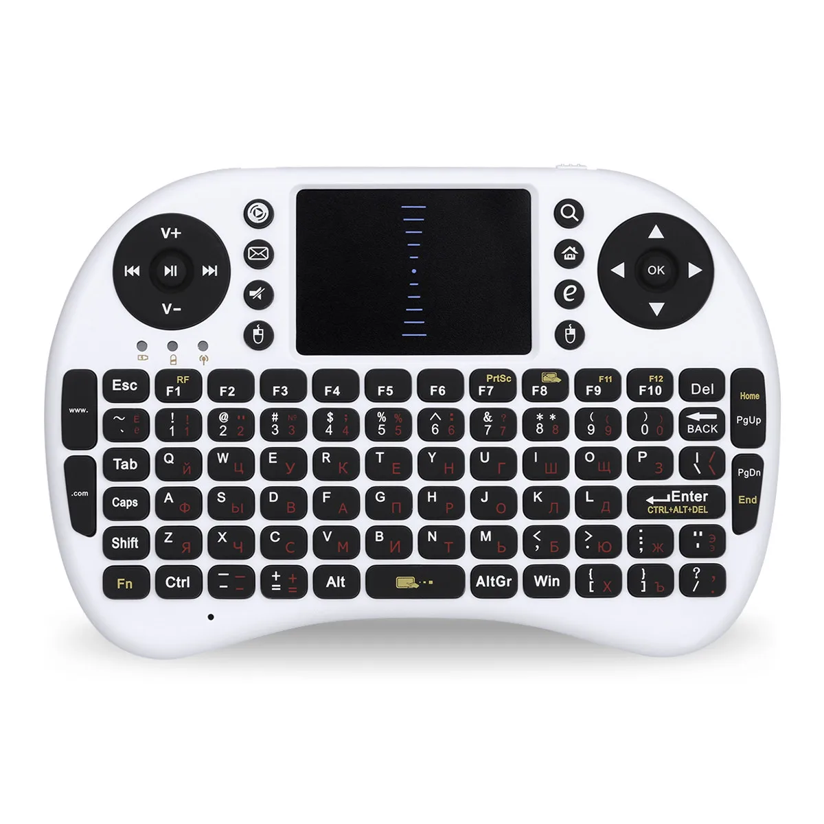 Мини M2S 2 4 ГГц Высококачественная беспроводная QWERTY клавиатура сенсорная панель с