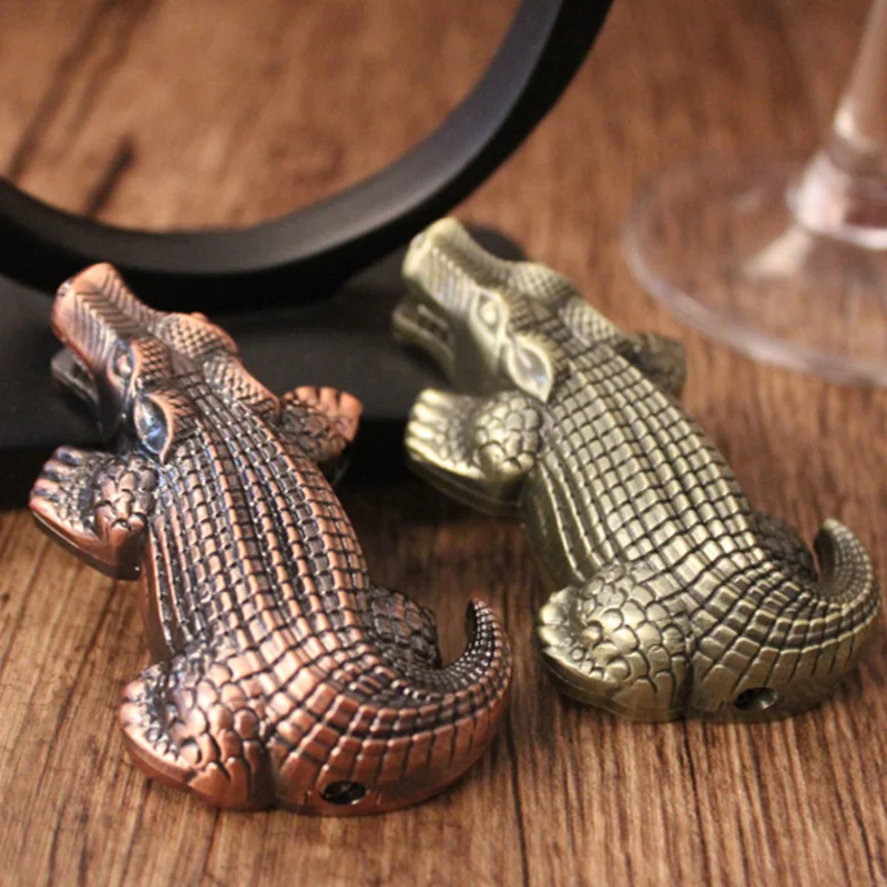 2017 творческая крокодил зажигалки многоразового бутан прикуриватель украшения