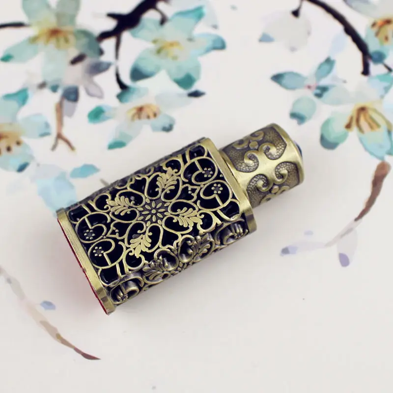 5 шт./лот 3 мл старинный металлический флакон для духов эфирных масел в арабском