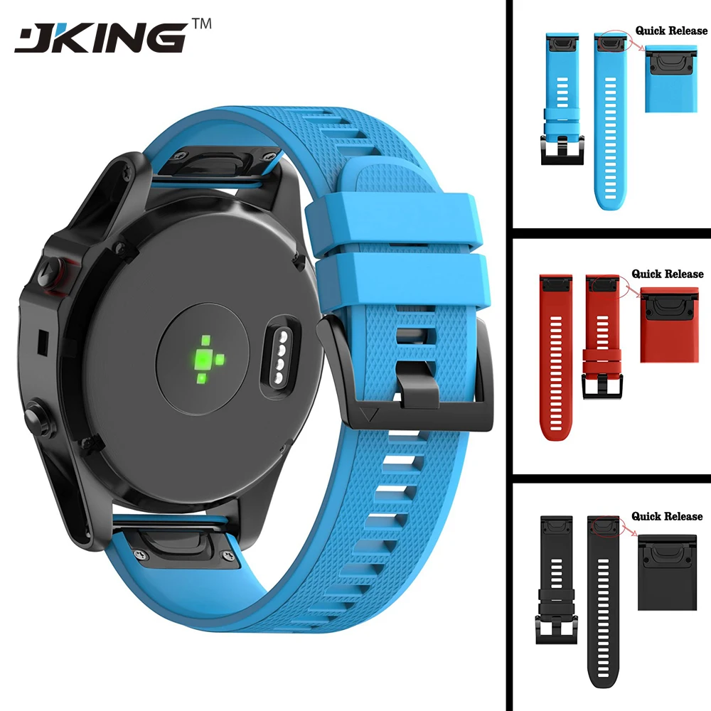 JKing ремешок Ремешок для Garmin Fenix 5X 3 HR GPS часы замена силиконовые easyfit наручные | Мать