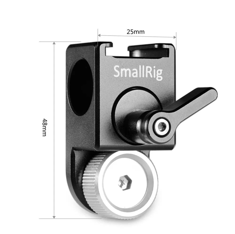 SmallRig 15 мм стержневой зажим с фиксирующими штифтами Arri Холодный башмак для