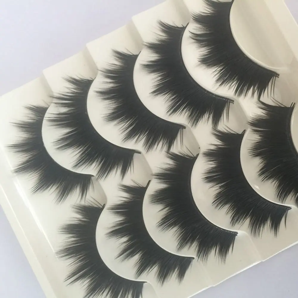 5 пар новые модные натуральные длинные ресницы ручной работы толстые накладные