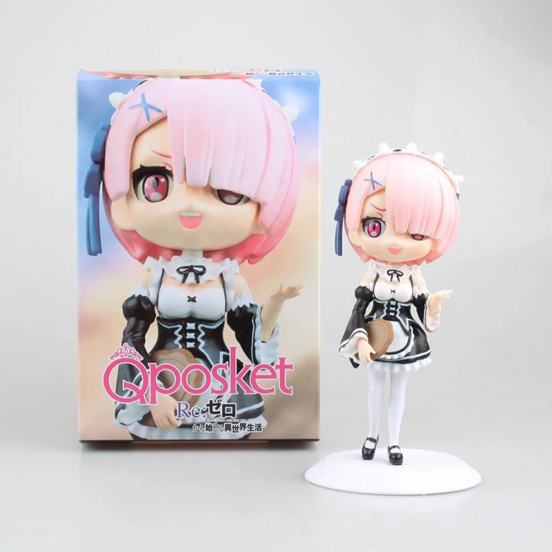 Фигурки игрушки Re: жизнь в другом мире от zero рам и рем Милая версия большие глаза
