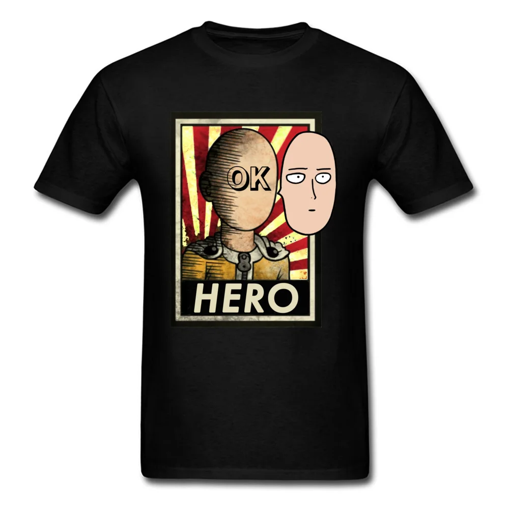 Забавная футболка 2020 Мужская Футболка One Punch Man винтажная OK Одежда Японские Аниме