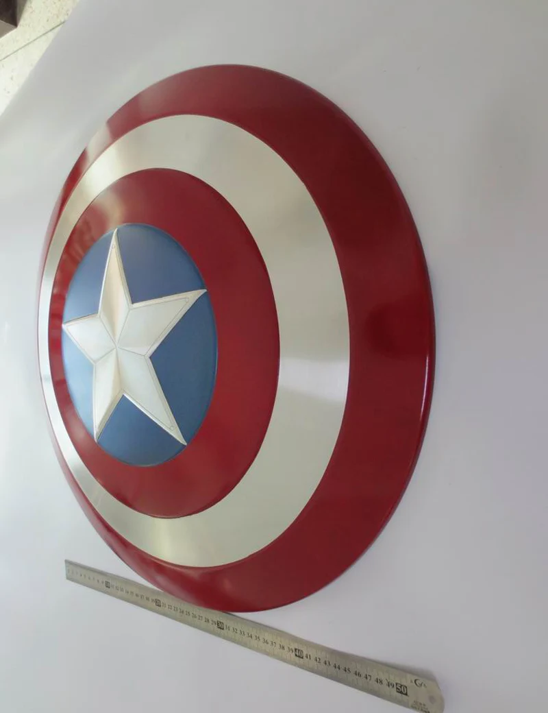 Полностью из сплава металла в стиле «Civil War 1/1», Капитан Америка, щит, 1:1, Реплика, модель для косплея