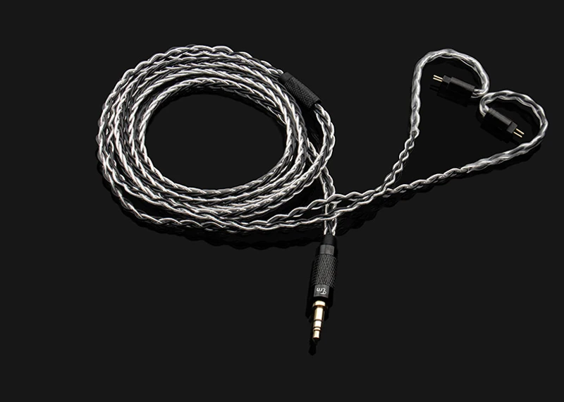 TRN 8-ядерный MMCX кабель 3,5 мм 2,5 мм Баланс разъем для Shure SE215 SE535 SE846 0,78 мм 0,75 мм 2 Pin ZS3 ZST W4R посеребренные кабели