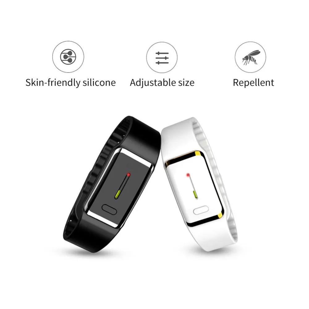 Антикомарный отпугиватель наручный браслет из силикона для детей.
