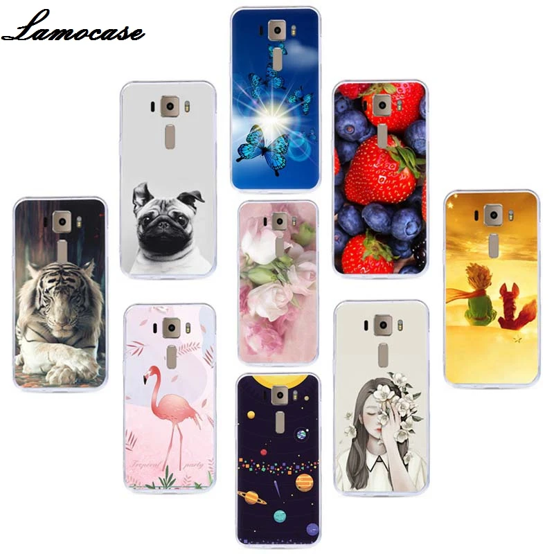 Lamo чехол для телефона с фруктовым рисунком для Asus Zenfone 3 ZE520KL ZE 520KL ZE 520 KL Z017D 5," милый чехол на заднюю панель с изображением собак и кошек