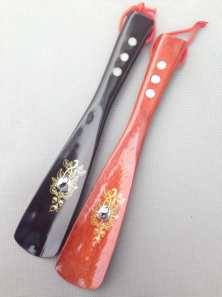 1 шт случайный цвет древесины обуви рога обувь! Вьетнам красное дерево из