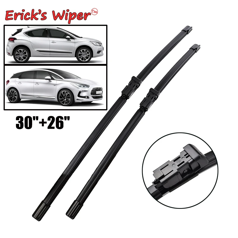 

Erick's Wiper LHD Front Wiper Blades For Citroen DS4 DS5 2011 - 2017 Windshield Windscreen Front Window 30"+26"