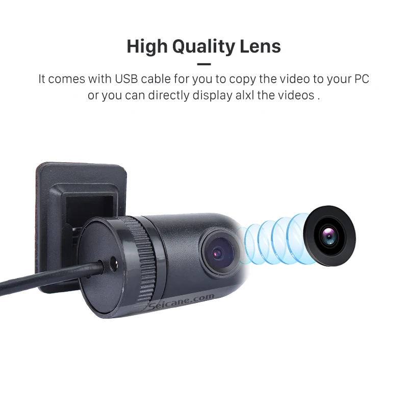 Seicane HD DVR USB камера Запись видео с поддержкой android автомобильный dvd