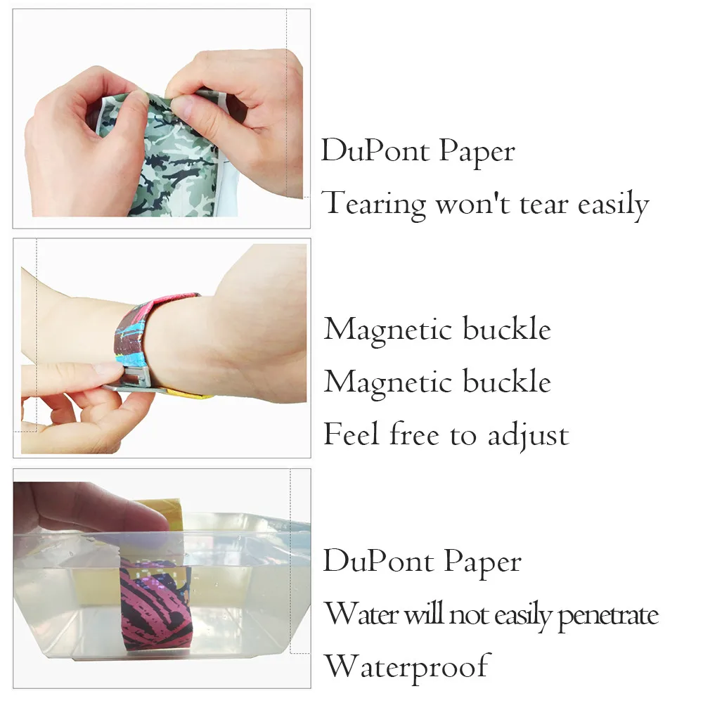 relogio masculino New Creative Paper Watch LED Waterproof Clock Tyvek Paper Strap Digital Watches erkek kol saati