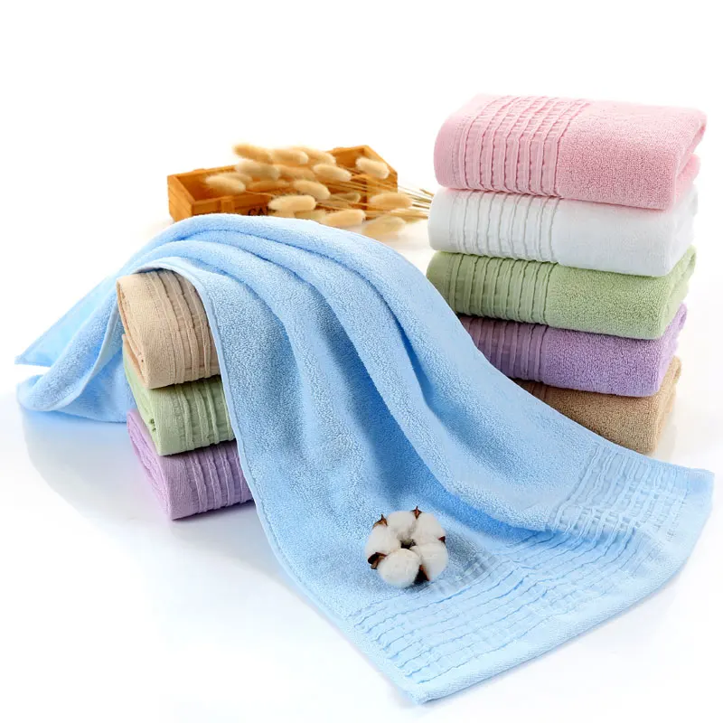 2019 Fashion Bath Towel for Unisex Solid Color Cotton Women Comfortable Smooth Water Absorption Men | Дом и сад