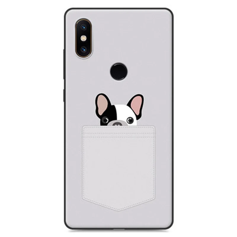 Для xiaomi mi Mix 2 s чехол милый мультяшный Мягкий силиконовый для Mix2s телефона