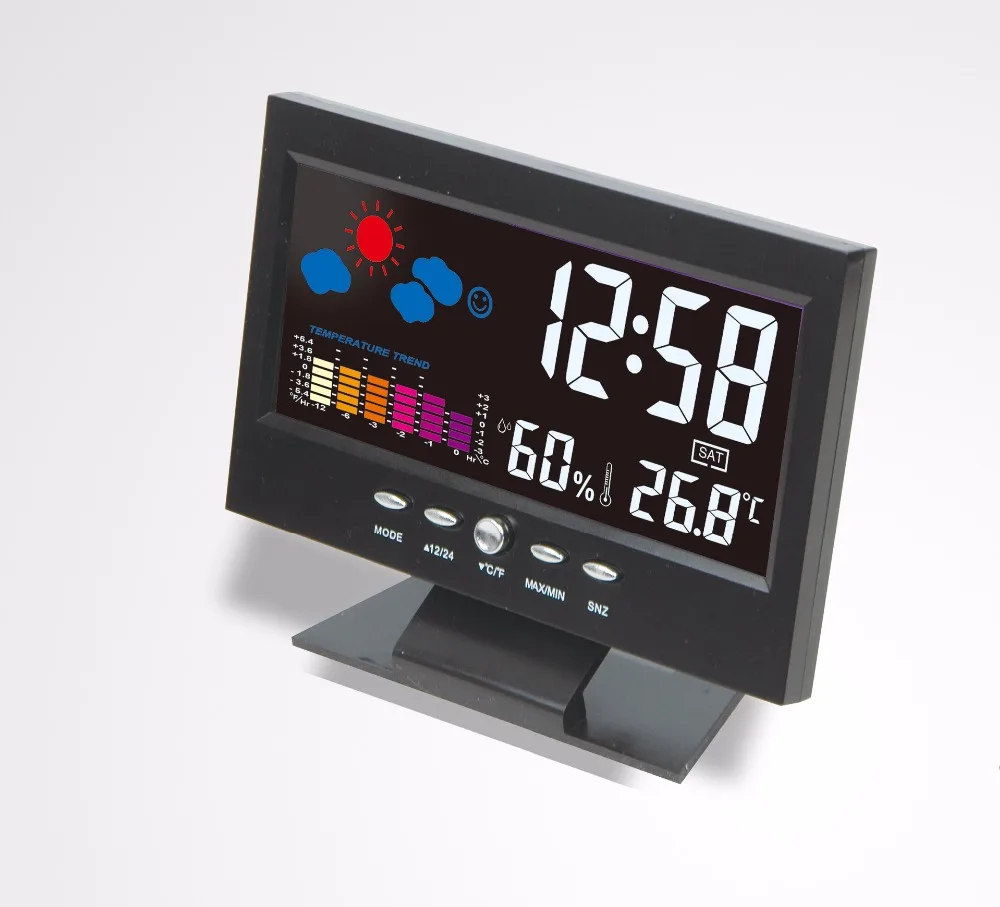 Цифровая метеостанция с термометром и гигрометром 8082 т|Приборы для измерения