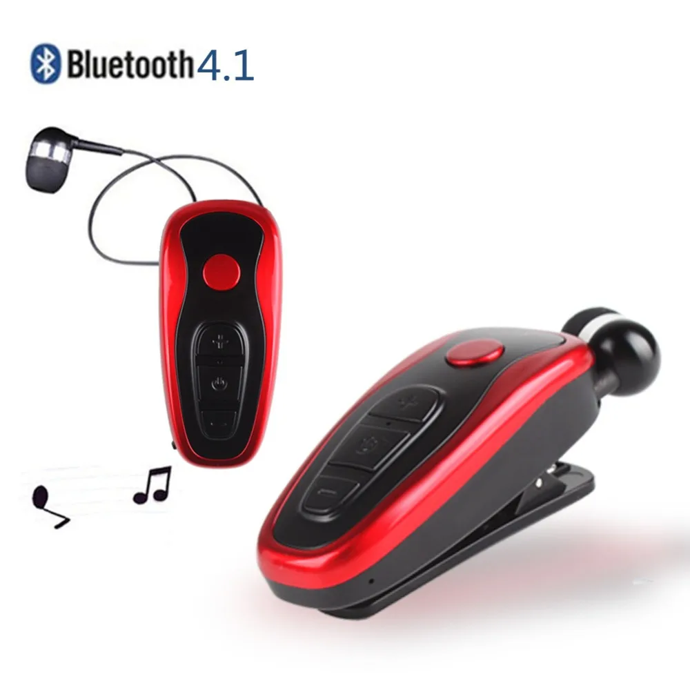 Q7 Беспроводная bluetooth гарнитура 4 1 вибрационное оповещение износ зажим наушники