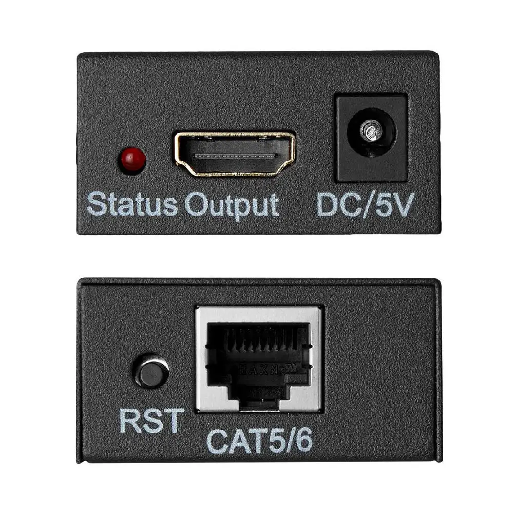 HDMI Сетевой удлинитель по одному кабелю CAT5E/6 Ethernet RJ45 FHD 60M |