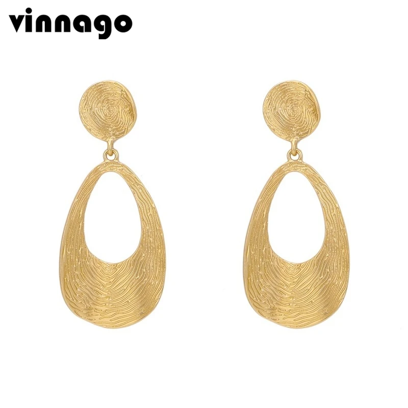 2018 современный простые геометрические Серьги золото Цвет Висячие серьги для Для