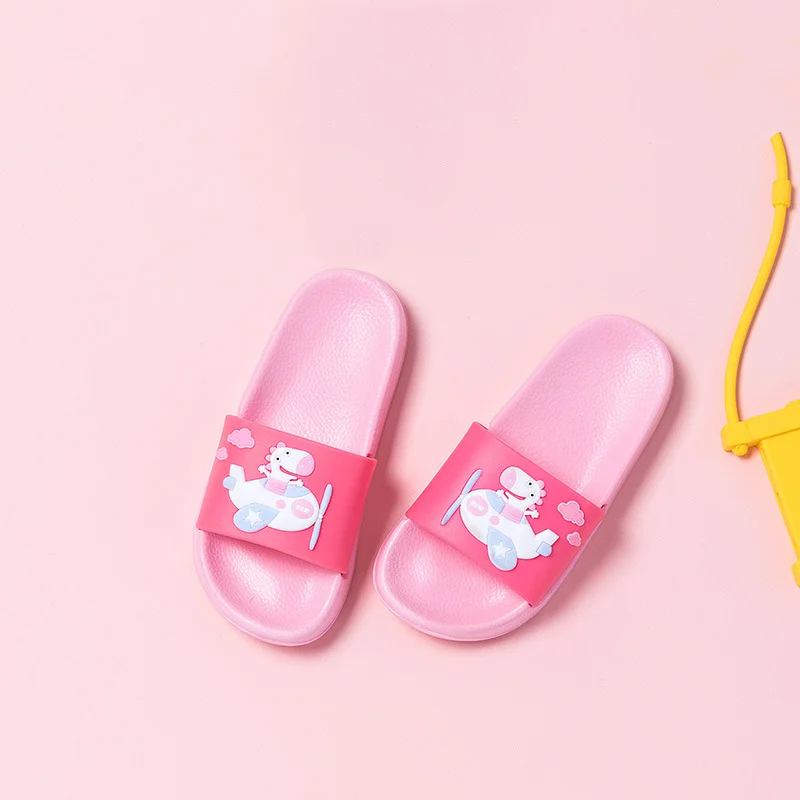 New Kids Pvc Slippers Home Sandal Shoes Candy Boat Child Slippers Indoor Shoe Boys Girls Antiskid Bathroom Slippers