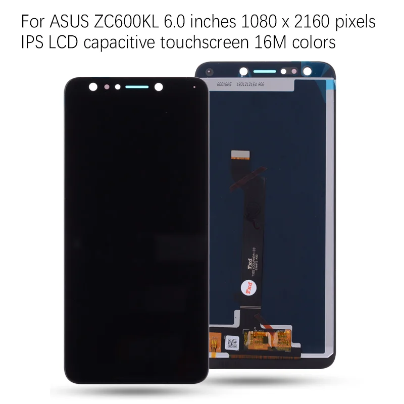 Дисплей для Asus ZenFone 5 Lite 2018 ZC600KL LCD в сборе с тачскрином Оригинал 6.0'' черный