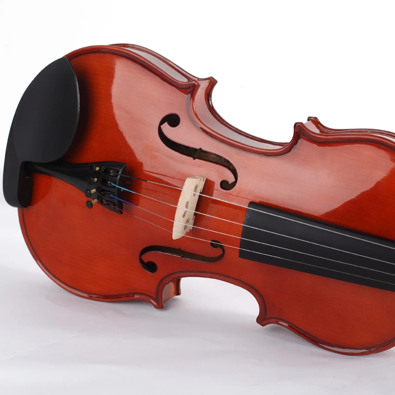 1/10 качественная деревянная шпон Скрипка для four year old.Violin + Чехлы бант канифоль