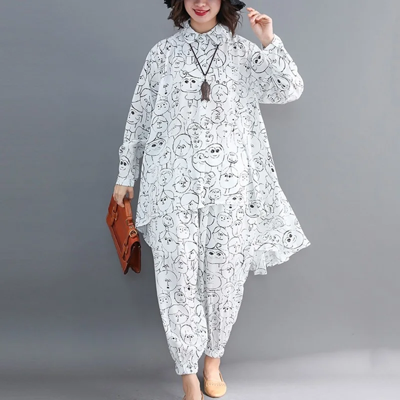 Женский комплект из 2 предметов брюки женские наряды двух s 2018 топа и брюк TA1031 |