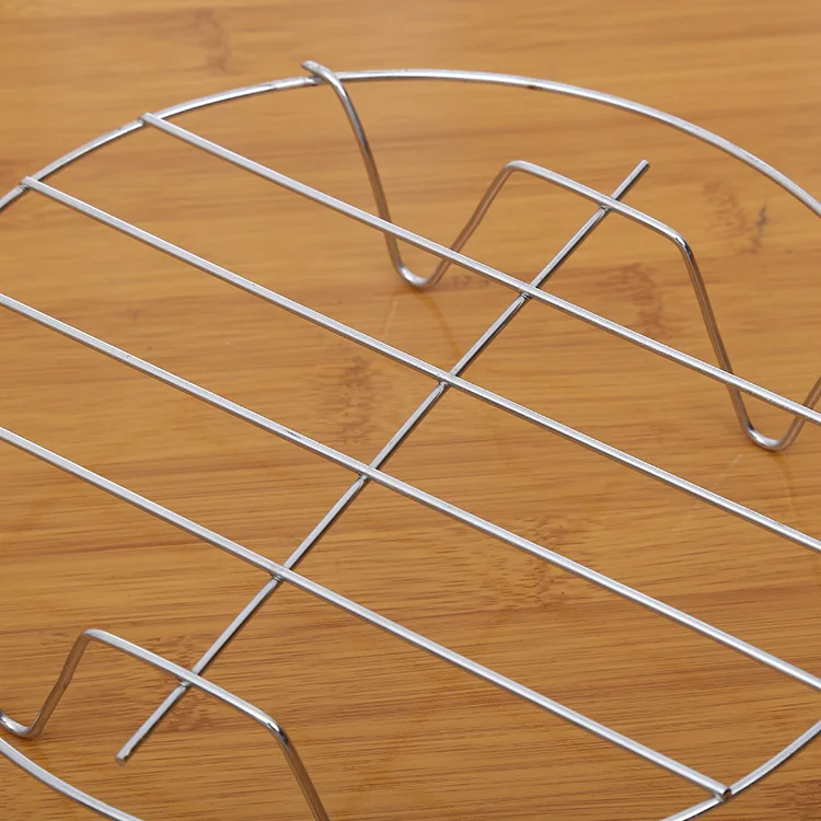 Кастрюля для пароварки кухонная посуда круглая из нержавеющей стали