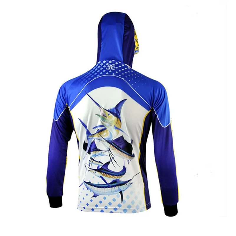 Открытый Perfomance рыболовные рубашки для рыбалки Джерси быстросохнущая рыба костюм