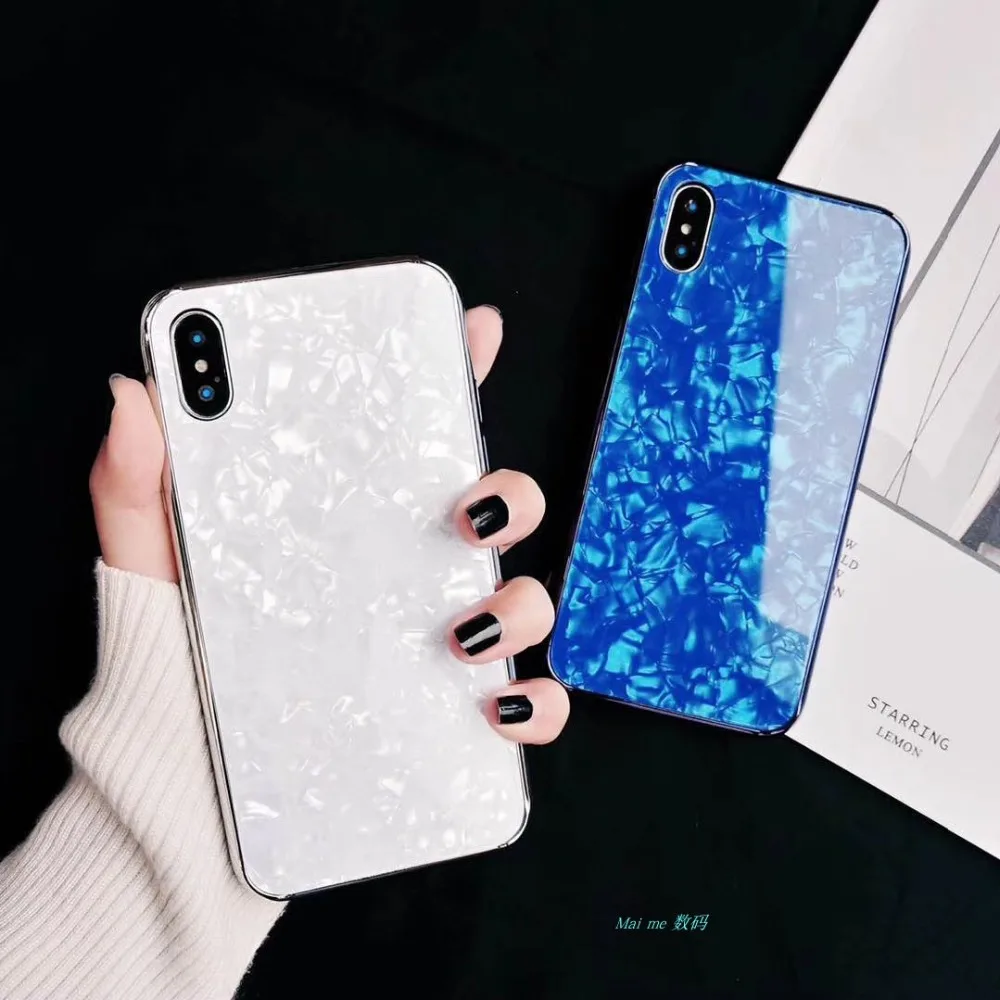 Роскошная Геометрическая бриллиант прозрачный, мягкий чехол для iPhone 6, 6 S, 7, 8plus, раковину Прозрачный чехол для iPhone X воды на ощупь чехол