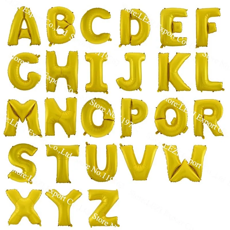 

Гелиевые буквы CHLEZI 40 дюймов