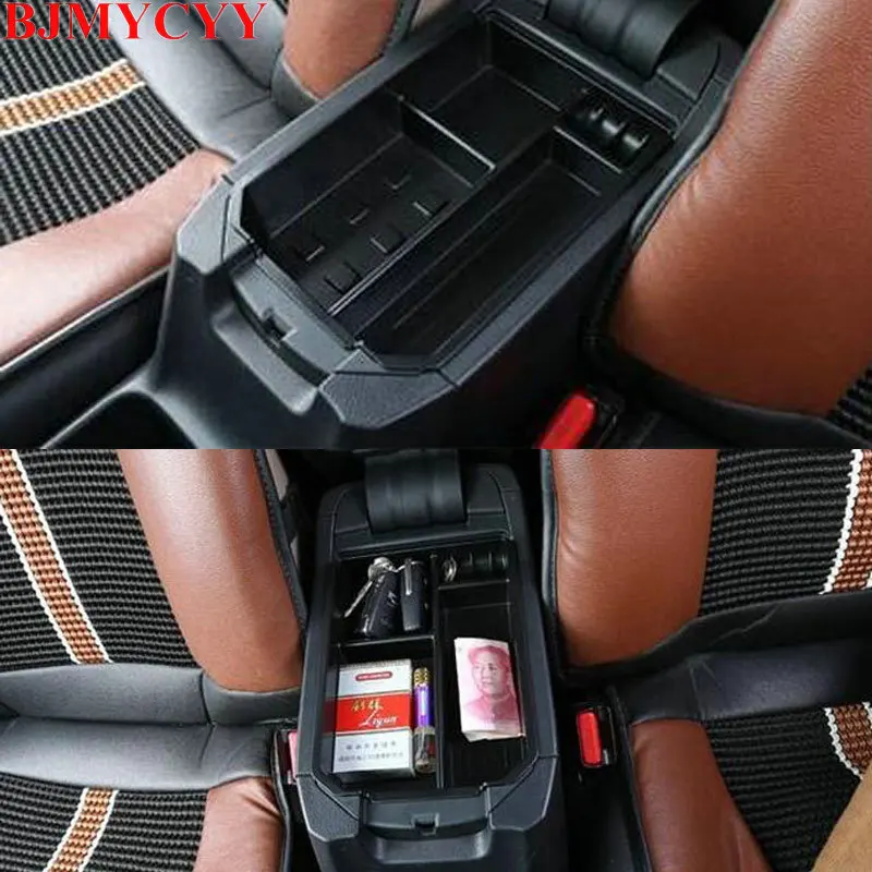 BJMYCYY для Toyota RAV4 RAV 4 2013 2014 2015 2016 ящик хранения в подлокотнике автомобиля