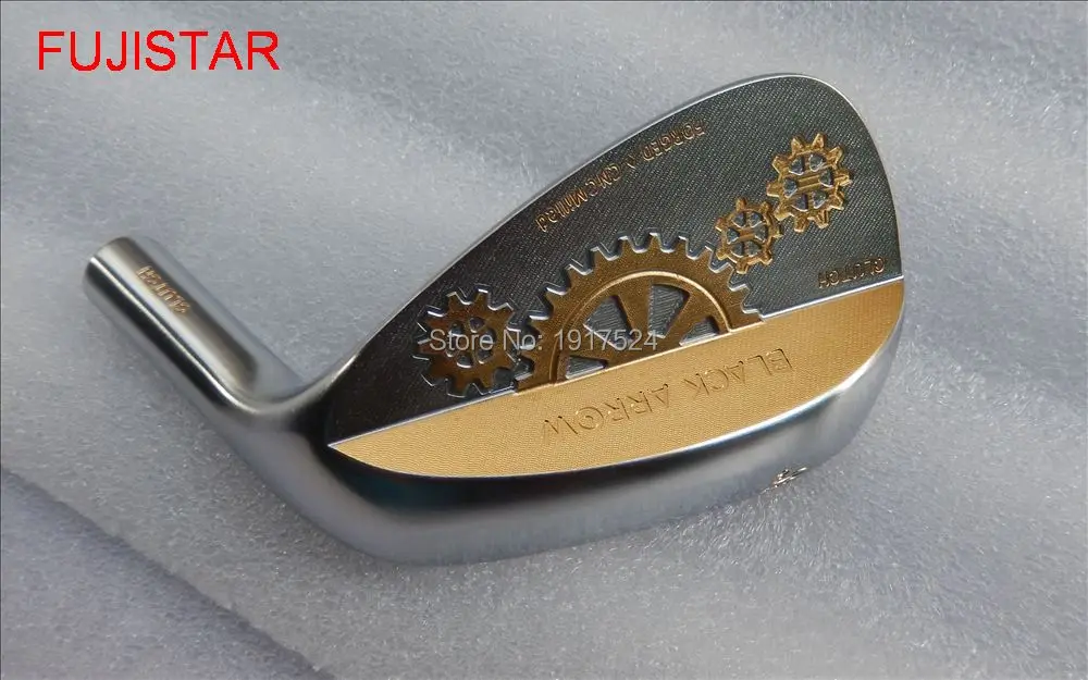 FUJISTAR GOLF черная муфта со стрелками кованая и CNC клиновая головка для гольфа|wedge
