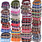 Ремешки для наручных часов, нейлоновые, 22 мм, 5 шт.