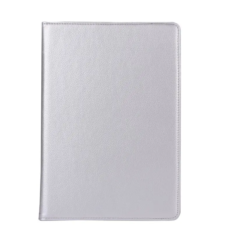 360 градусов вращающийся кожаный умный чехол для Apple iPad Pro 9,7 A1673 A1674 A1675 Coque Capa Funda - Цвет: Серебристый