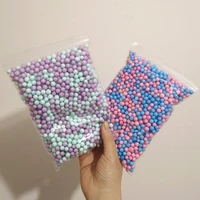 13g colorful diy snow mud particles accessories slime balls small tiny foam beads for floam filler diy supplies