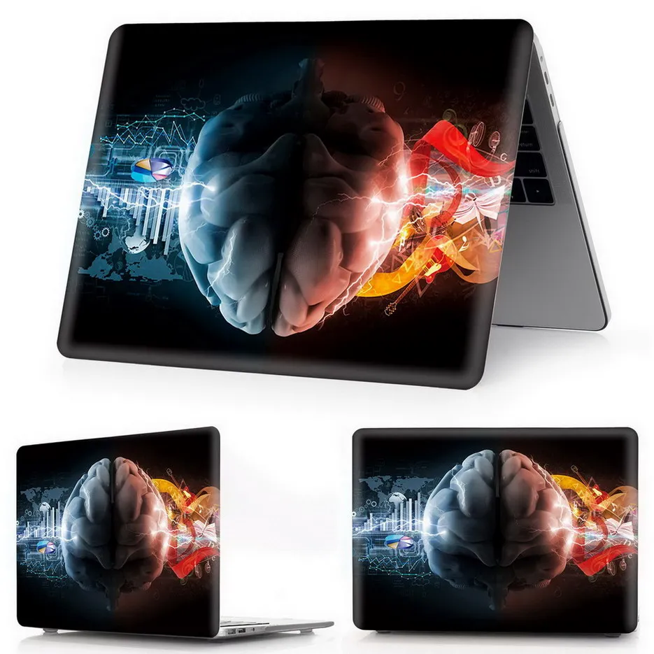 Чехол для ноутбука MacBook Air Pro retina 11 12 13 15 для Mac book Pro 13,3 15,4 дюймов с сенсорной панелью ID+ чехол для клавиатуры - Цвет: XuanGuang-ZuoYou-nao