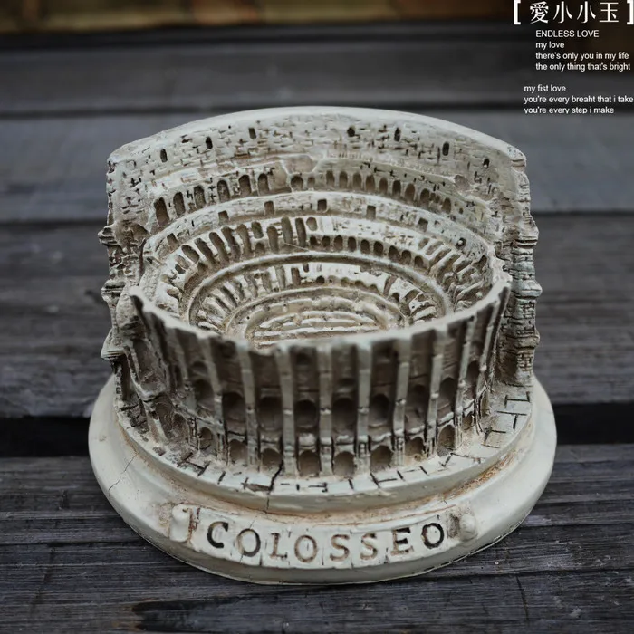 Смоляные изделия ручной работы мировая архитектура старинная римская Арена