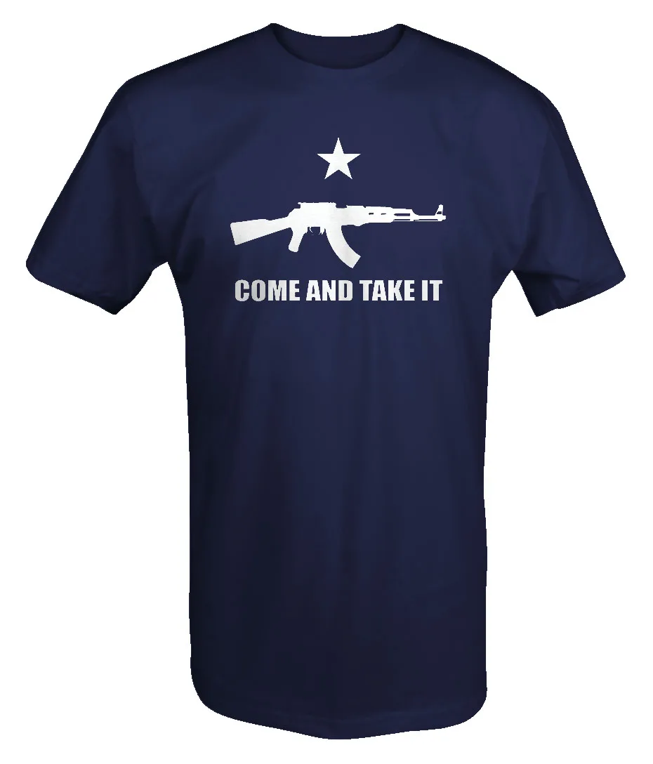 2019 горячая распродажа 100 и хлопковая футболка с надписью Come and Take It Molon Labe Star AK47
