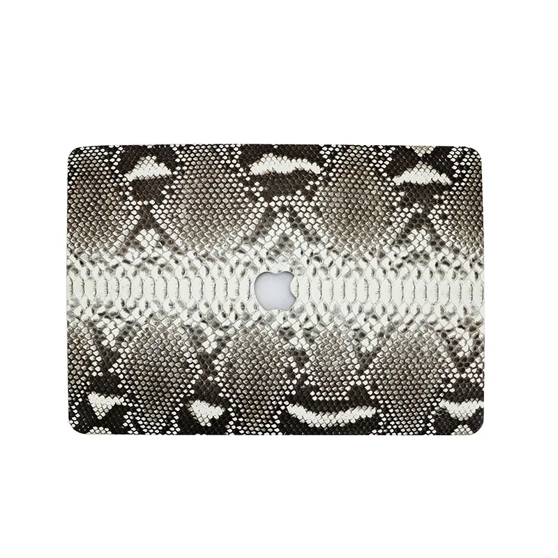 natural color Cusomized буквы роскошный Geniune натуральный цвет кожи питона чехол для Macbook Air retina 13 15 дюймов - Цвет: natural color