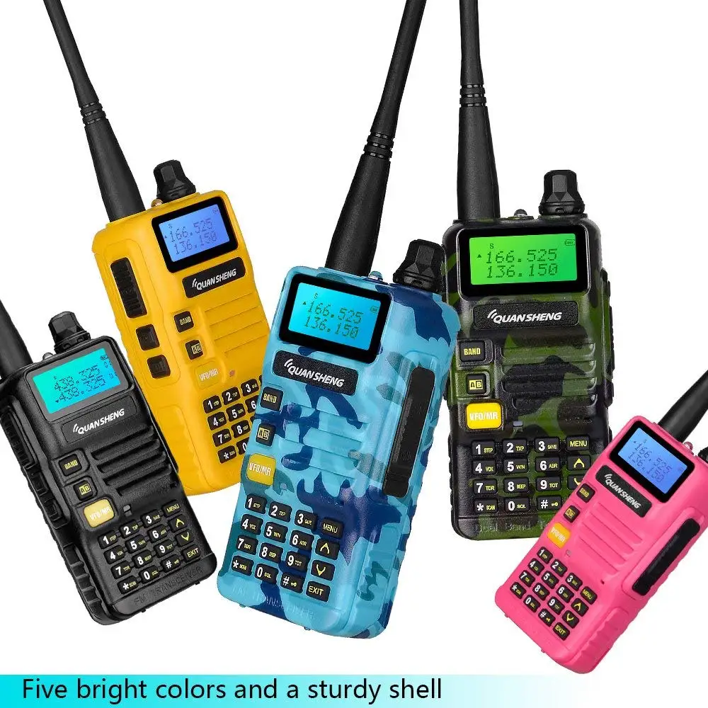 Портативная рация Quansheng VHF UHF Двухдиапазонная дальнего радиуса действия UVR50