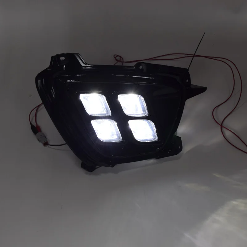 QINYI1set для KIA Sorento 2015 2016 светодиодный DRL Дневной светильник Водонепроницаемый 12В
