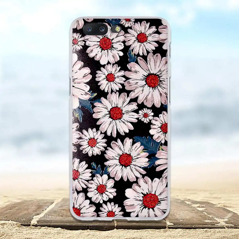 Чехол для Oneplus 5 мягкий силиконовый чехол из ТПУ с 3D цветами милые сумки Oneplus5 дюйма