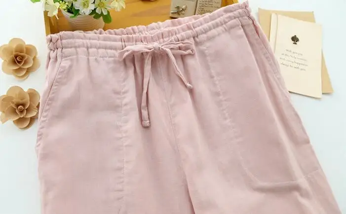 Высококачественные новые хлопковые женские домашние штаны осень зима пижамные