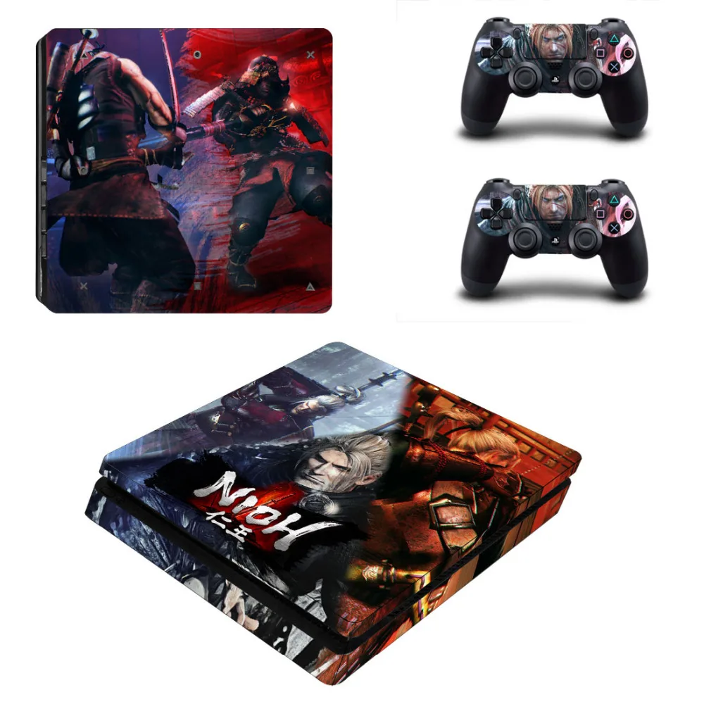 Игра Nioh PS4 тонкая кожа Стикеры наклейка для PlayStation4 Slim консоли и 2 контроллер
