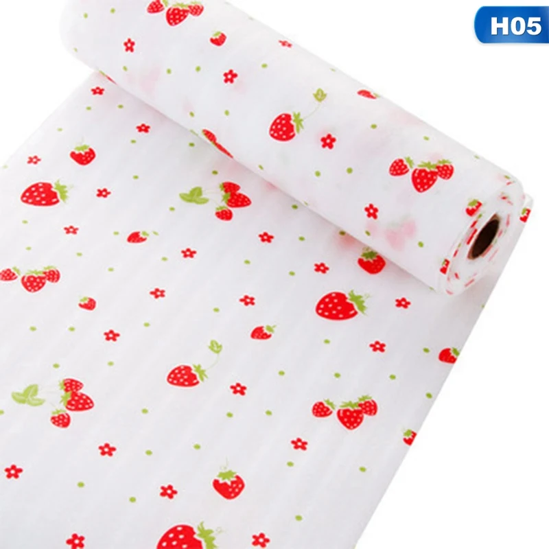 Водонепроницаемая бумажная коробка пластиковые печатные обои красочный Коврик шкаф, кухня, кабинет коврик для всех целей много цветов